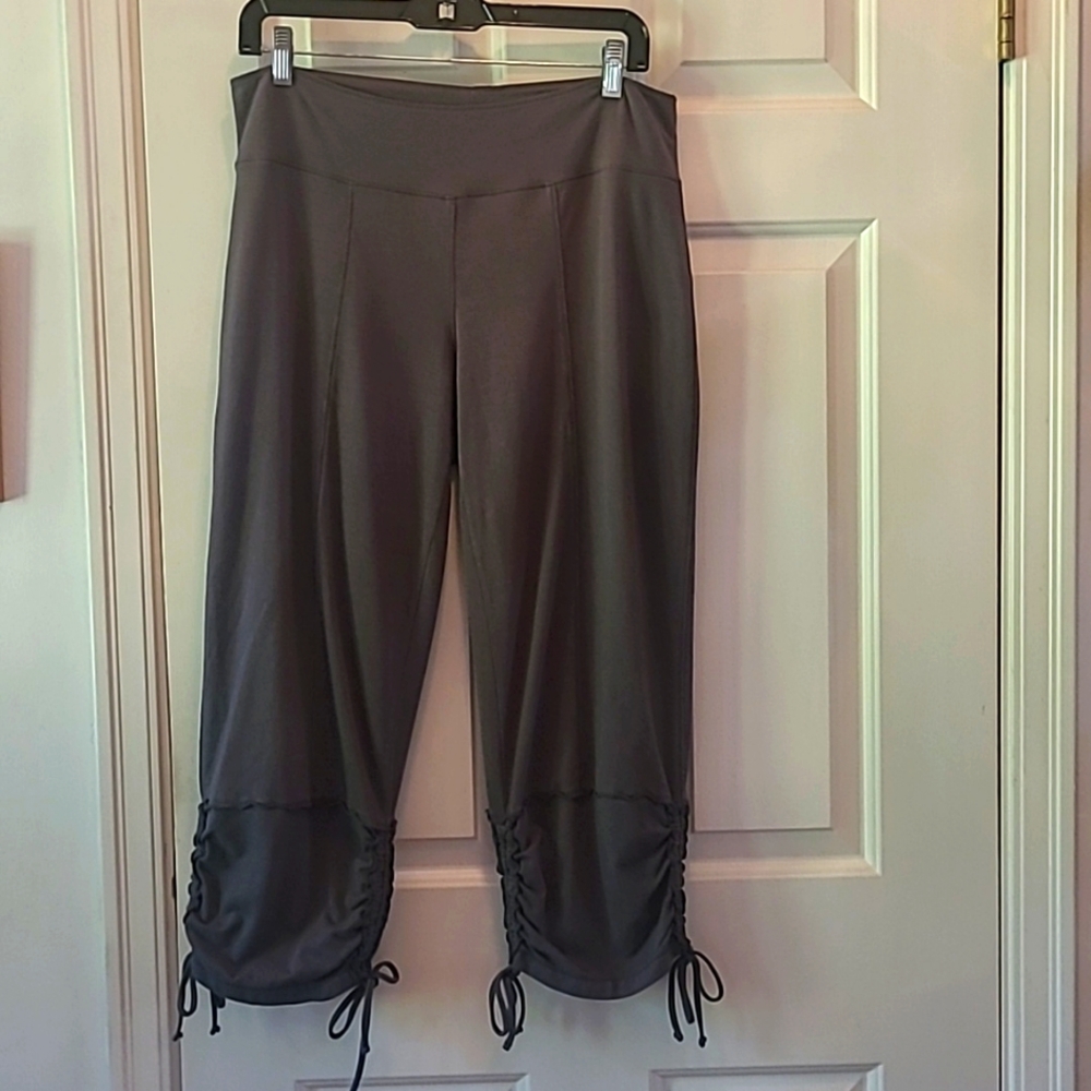 neon buddha gray capris.  Size Small